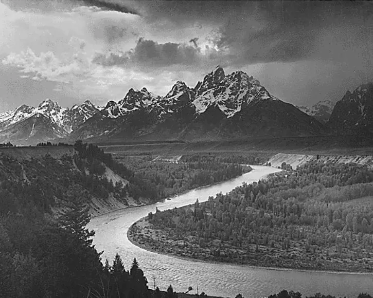 JY Dude Ranch photographed by Ansel Adams in 1942