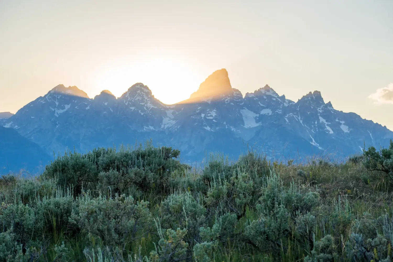 Teton Range — comparing Grand Teton and Yellowstone National Parks